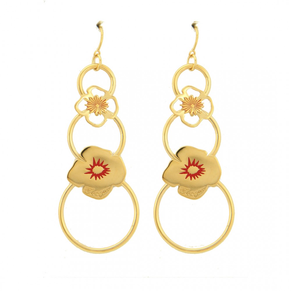 Morgan  Fülbevaló, FLOWER ZLW387JR