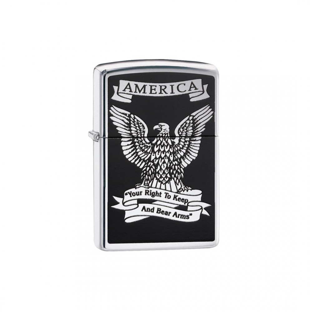 Zippo Öngyújtó, Black and White Americana 28290 Zippo Öngyújtó, Black and White Americana 28290