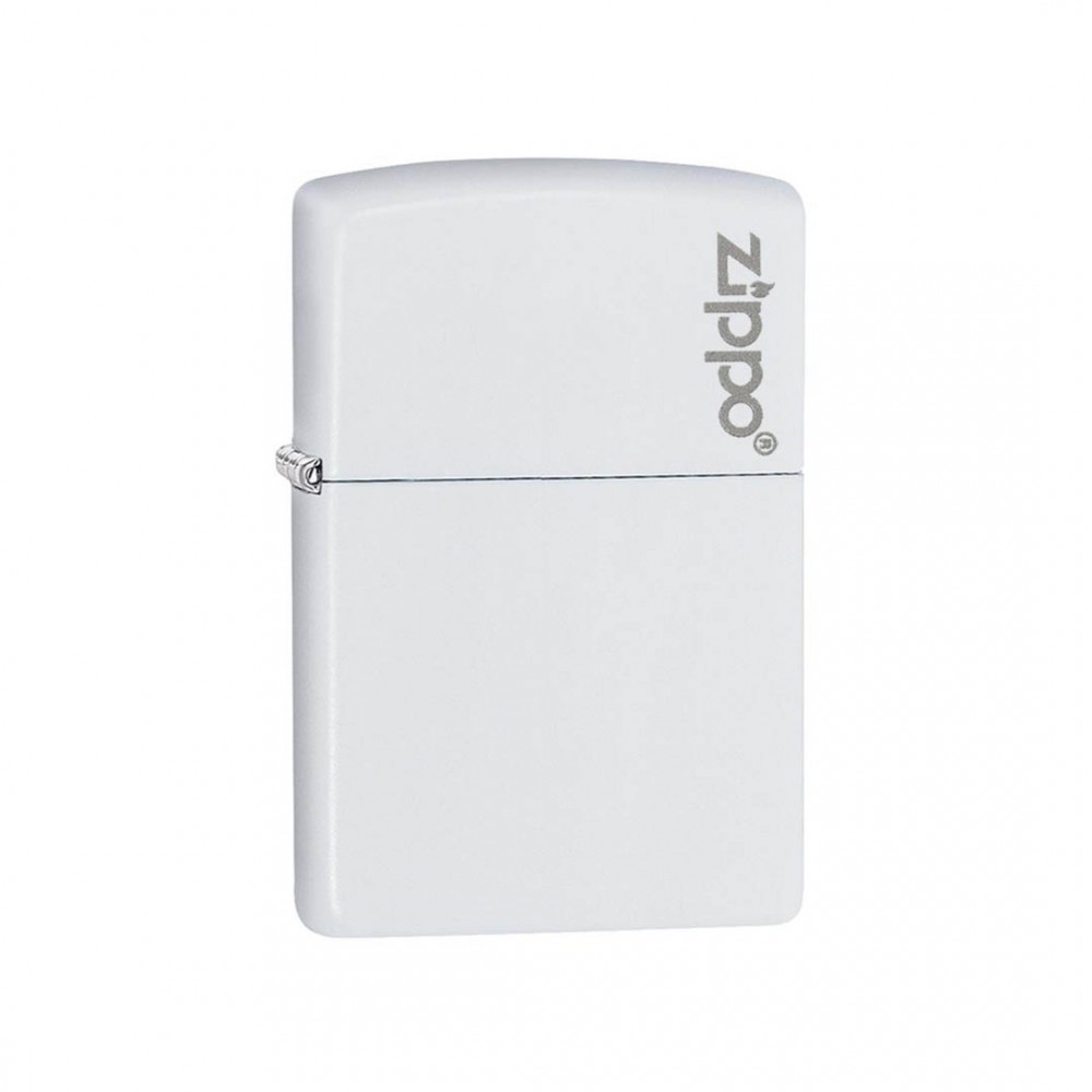 Zippo Öngyújtó, White Matte with Zippo Logo 214ZL Zippo Öngyújtó, White Matte with Zippo Logo 214ZL