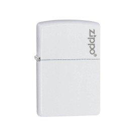 Zippo Öngyújtó, White Matte with Zippo Logo 214ZL