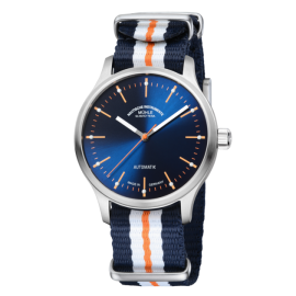 Mühle Glashütte Férfi karóra, Panova Blau M1-40-72-NB 