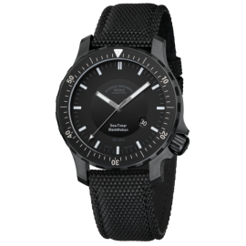 Mühle Glashütte Férfi karóra,  Sea-Timer BlackMotion M1-41-83-200-NB