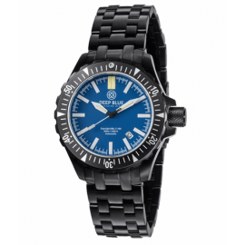 Deep Blue Férfi karóra, MILT100PVDBLUEGREENTUBESBRAC