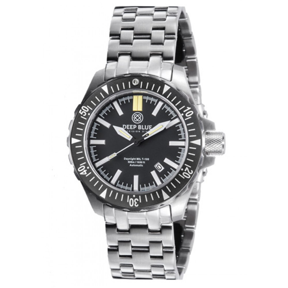 Deep Blue Férfi karóra, MILT100BLACKGREENTUBESBRACELET Deep Blue Férfi karóra, MILT100BLACKGREENTUBESBRACELET