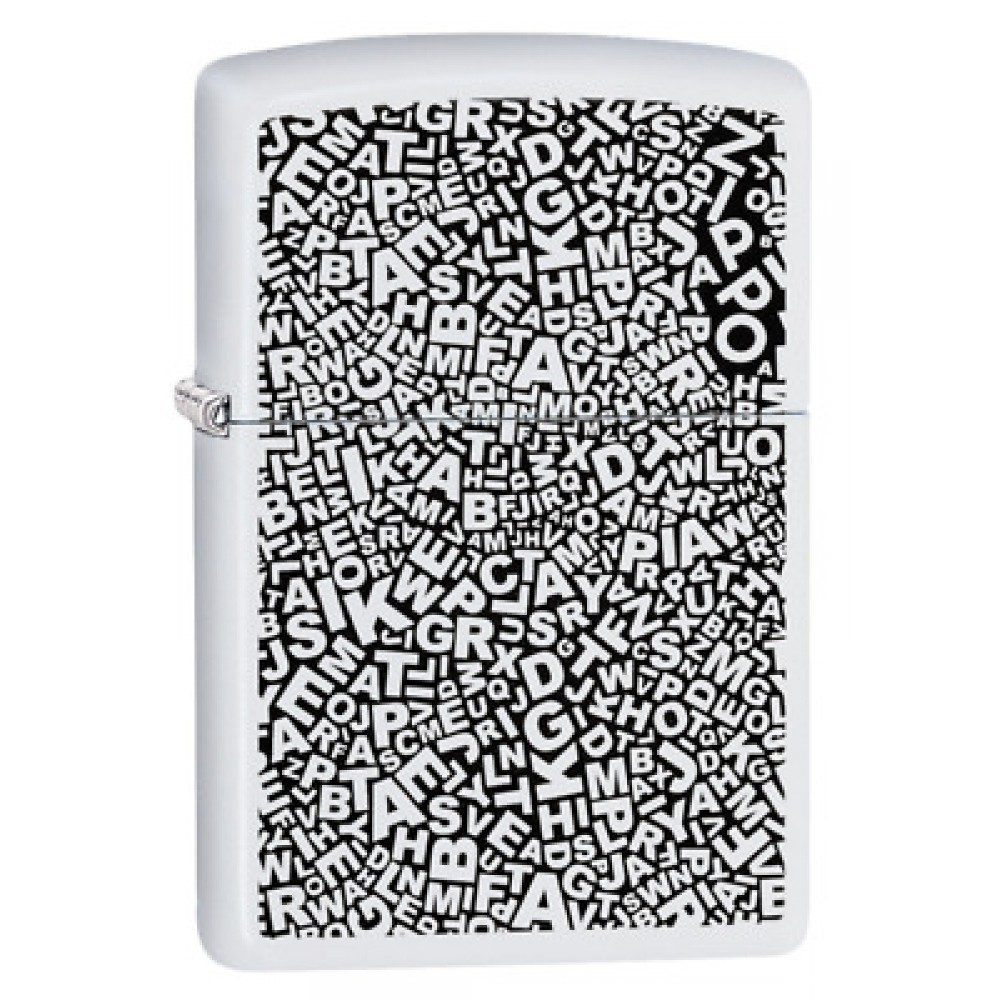 Zippo Öngyújtó, Scattered Letters Design 49213 Zippo Öngyújtó, Scattered Letters Design 49213