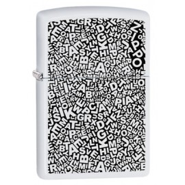 Zippo Öngyújtó, Scattered Letters Design 49213