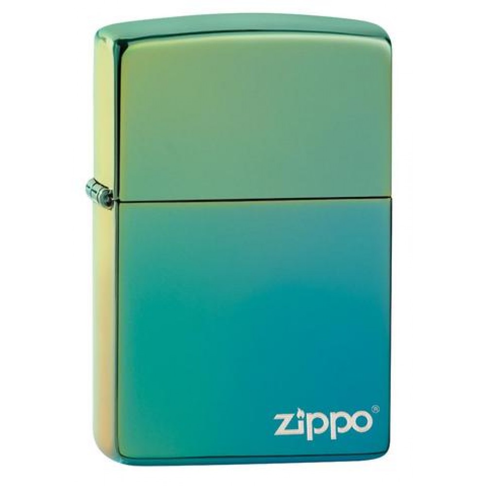 Zippo Öngyújtó, Classic High Polish Teal Zippo Logo Z49191ZL