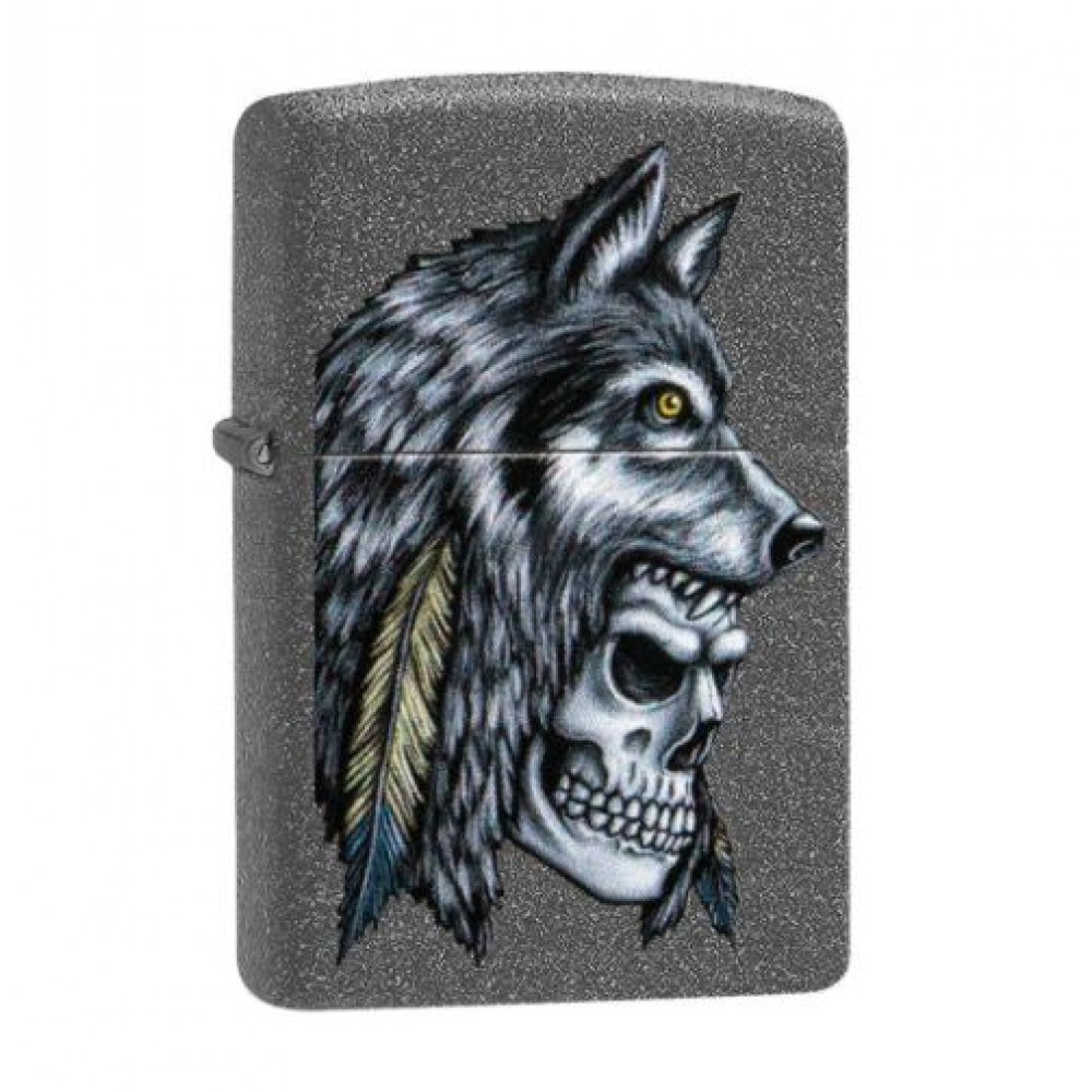 Zippo Öngyújtó, Wolf & Skull 29863