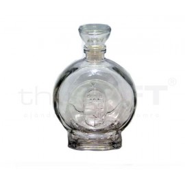 Üveg palack Magyar címerrel 500 mL