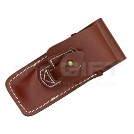 Bőrből készült zsebkés tok max 11,6 cm becsukott késhez