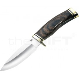 Buck Vanguard vadásztőr övre rögzíthető bőrtokkal
