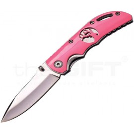 Elk Ridge Pro zsebkés pink markolat, keresztzáras nyitás