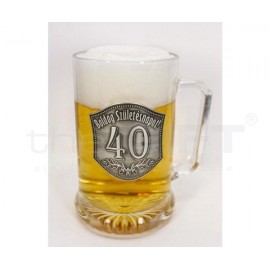 Óncímkés korsó 0,5 L 40. születésnapos