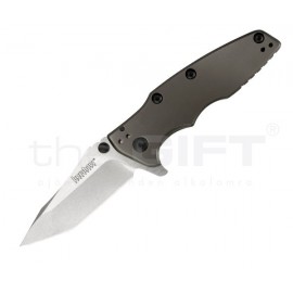 Kershaw Hinderer Shield kés kőmosott tanto pengével
