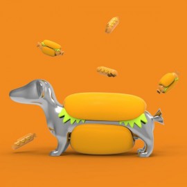 Kulcstartó Hotdog Kulcstartó Hotdog