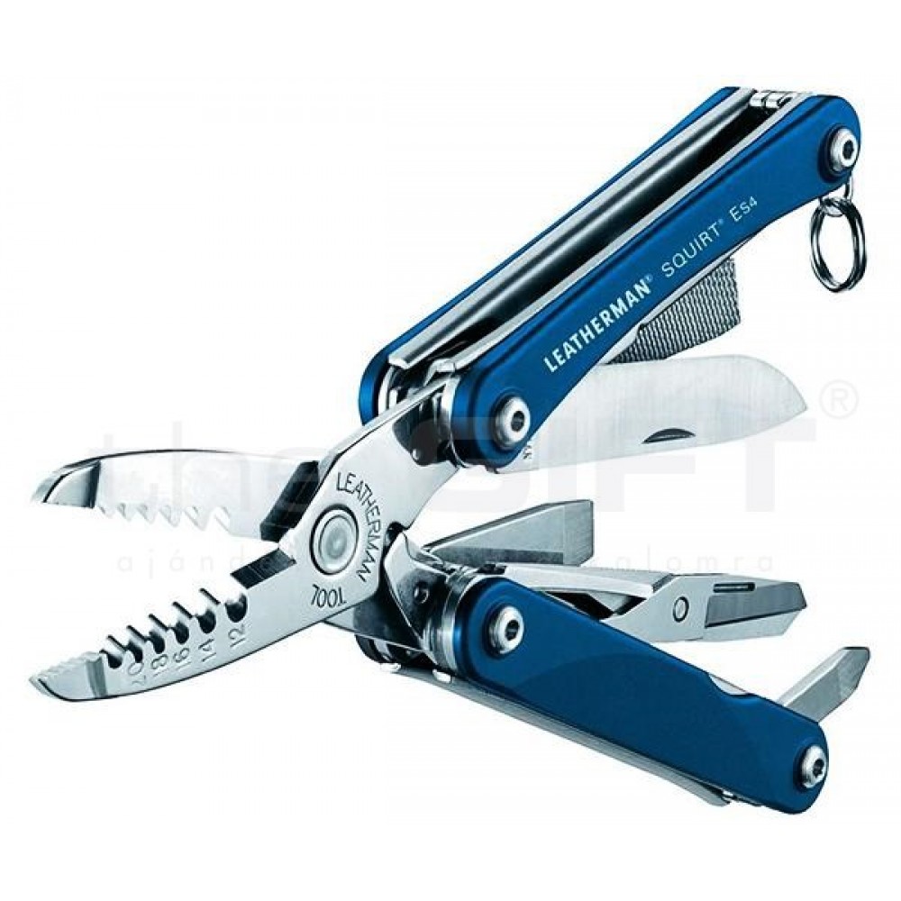 Leatherman SQUIRT ES4 kék kábelblankolóval Leatherman SQUIRT ES4 kék kábelblankolóval