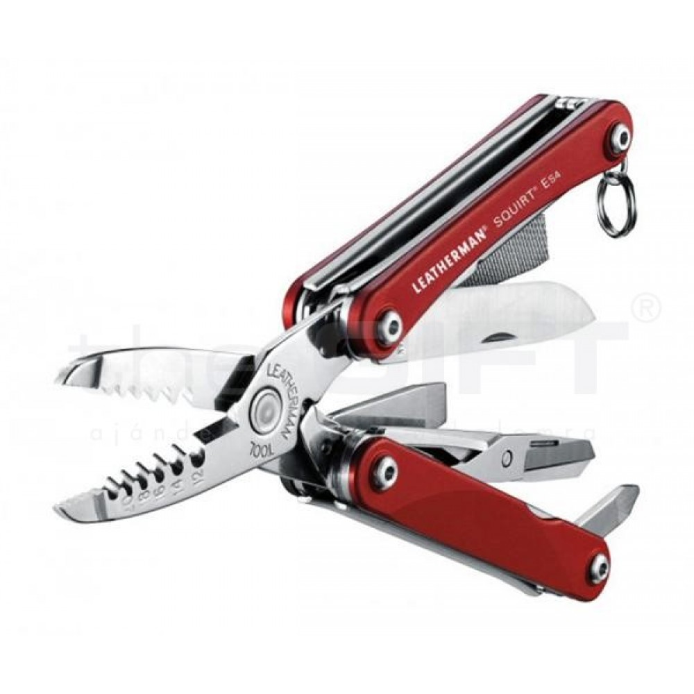Leatherman SQUIRT ES4 piros kábelblankolóval Leatherman SQUIRT ES4 piros kábelblankolóval
