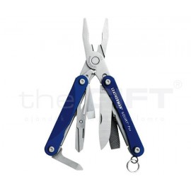 Leatherman SQUIRT PS4 kék ollóval és fogóval