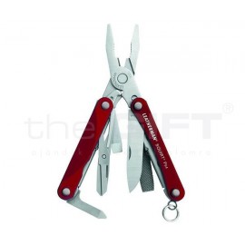 Leatherman SQUIRT PS4 piros ollóval és fogóval