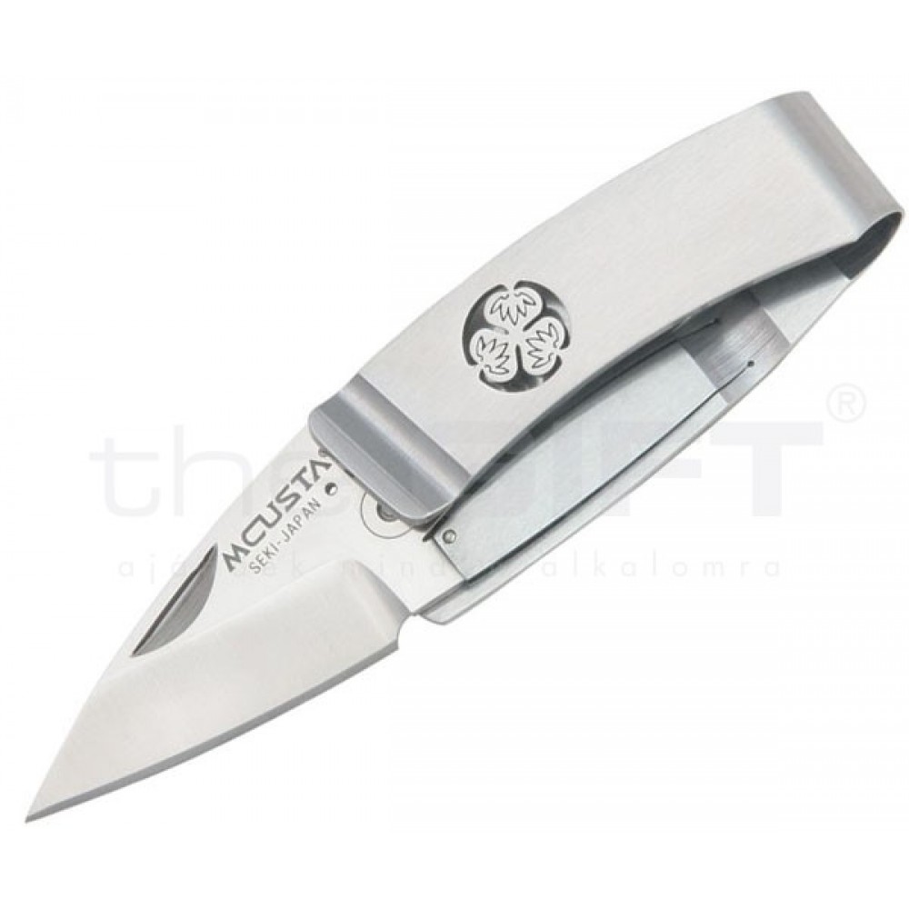 Mcusta Kamon Aoi Crest kés pénzcsipeszes kivitel