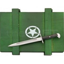 Mini Garand bajonett Fekete fa markolattal
