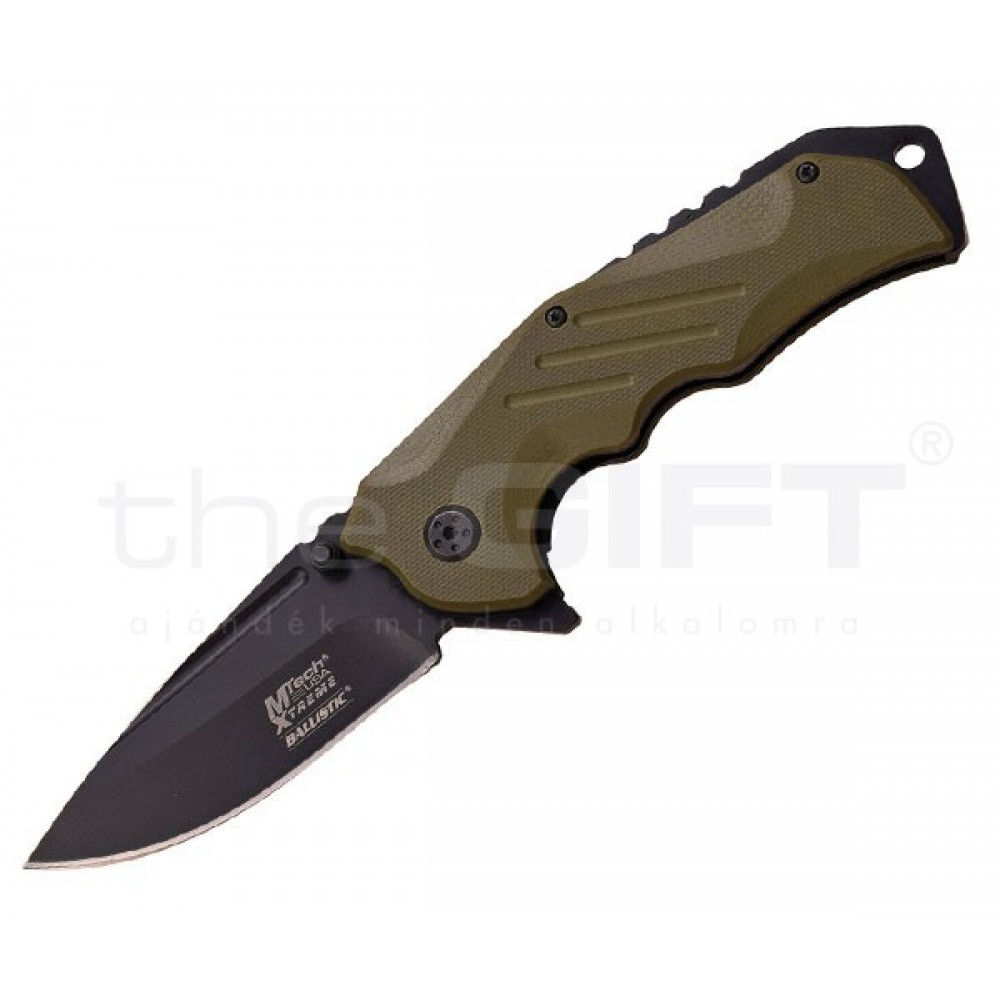 MTech Xtreme Rescue zsebkés OD zöld színű G-10 markolat MTech Xtreme Rescue zsebkés OD zöld színű G-10 markolat