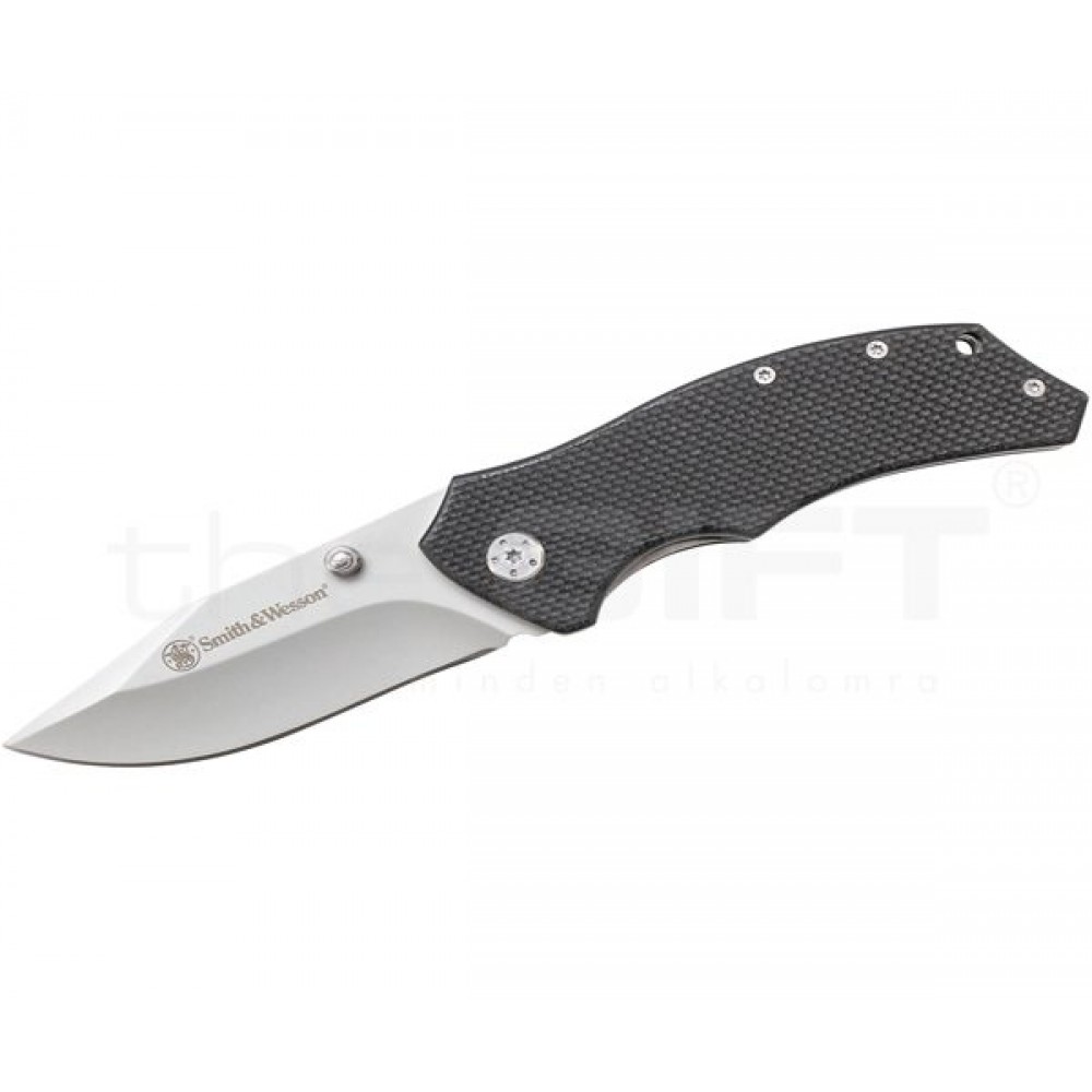 Smith & Wesson Zsebkés Fekete G10-es markolattal Smith & Wesson Zsebkés Fekete G10-es markolattal