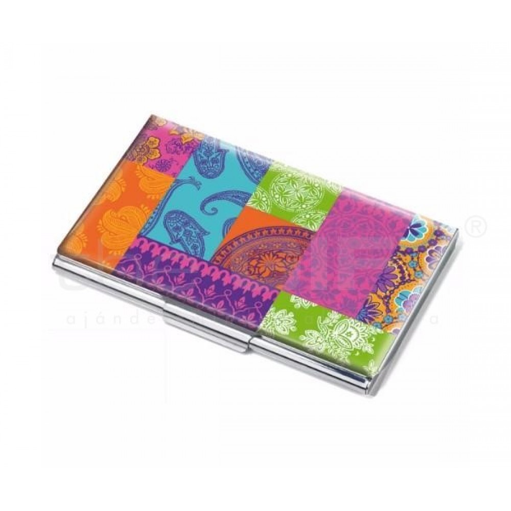 Troika Névjegykártyatartó Coloured Paisley, hímzett minta Troika Névjegykártyatartó Coloured Paisley, hímzett minta