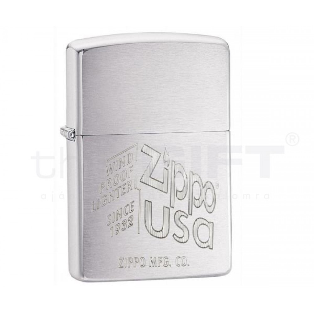 Zippo Classic öngyújtó Gravírozott mintával Zippo Classic öngyújtó Gravírozott mintával