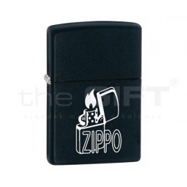 Zippo Black matte öngyújtó Öngyújtós minta